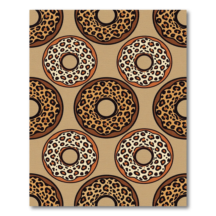 Fun Leopard Spots Doughnut Rug