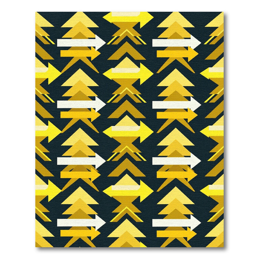 Golden Arrow Assemblage Rug