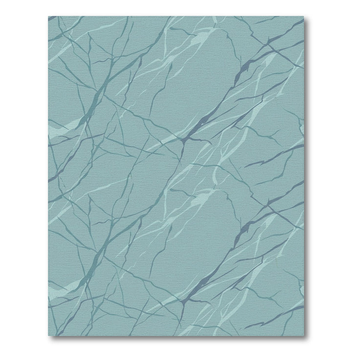 Aqua Blue Marble Vein Rug