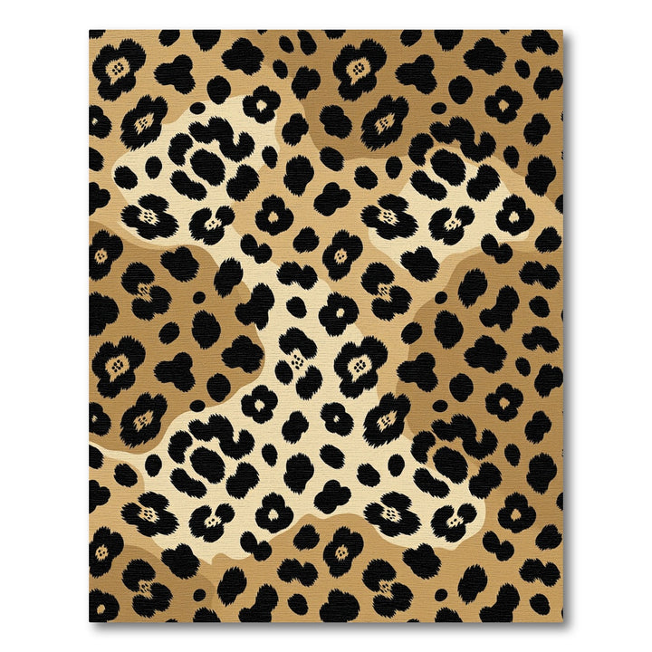 Leopard Spot Luxury Gold Rug