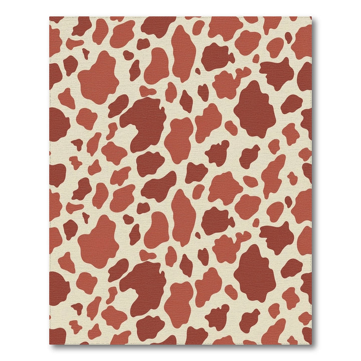 Terracotta Brown Spotted Meadow Rug