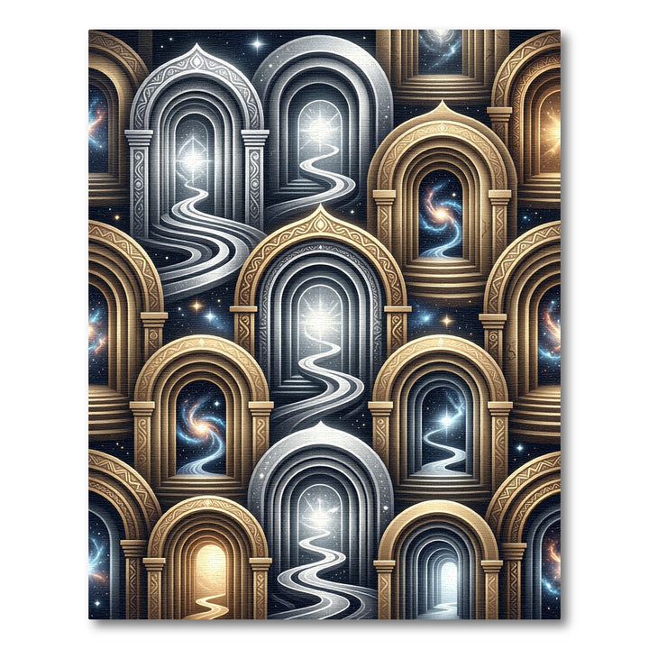 Cosmic Archway Celestial Path Rug