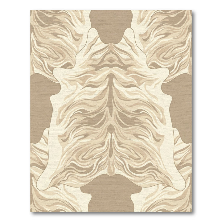 Natural Tones Swirl Hide Rug