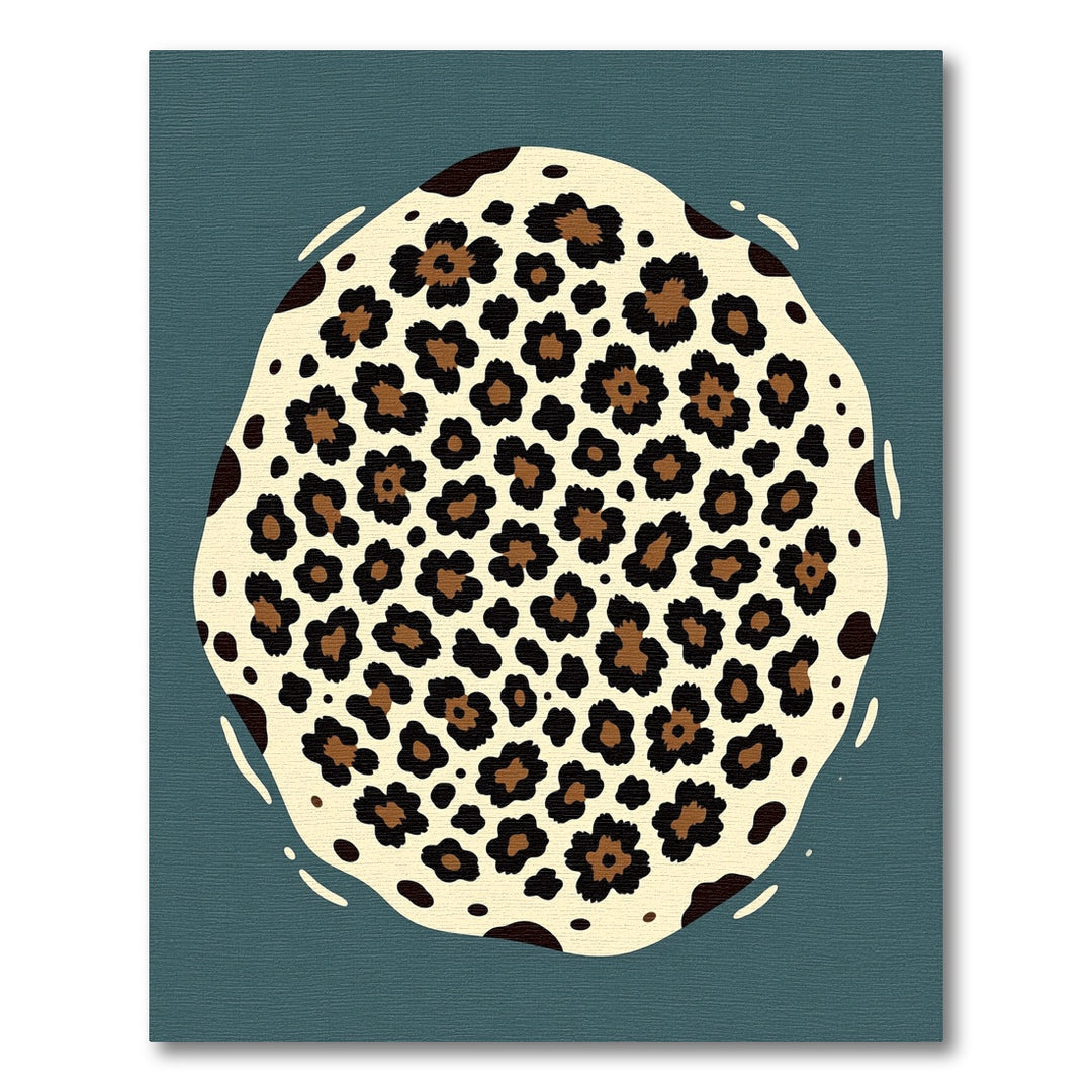 Leopard Spots Round Area Rug