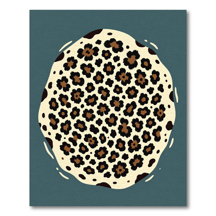 Leopard Spots Round Area Rug