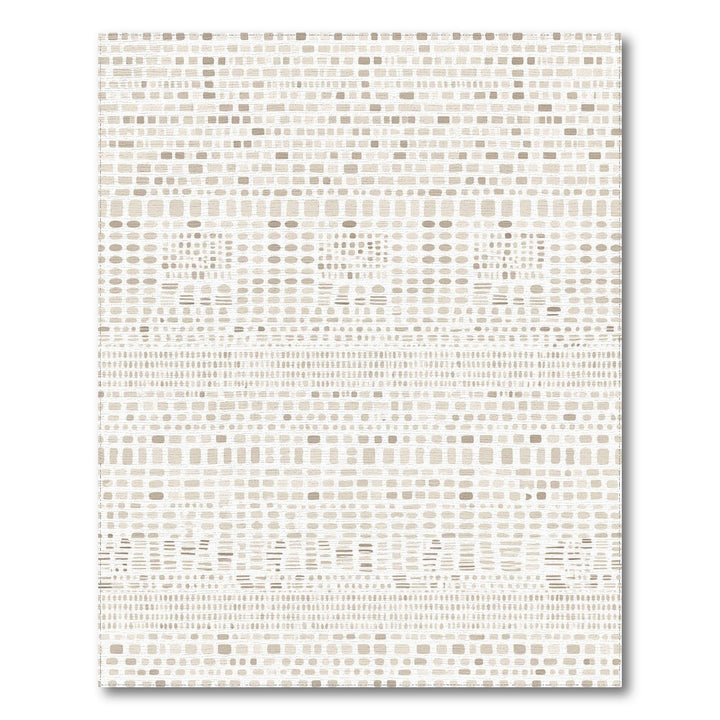 Beige Geometric Dot Area Rug