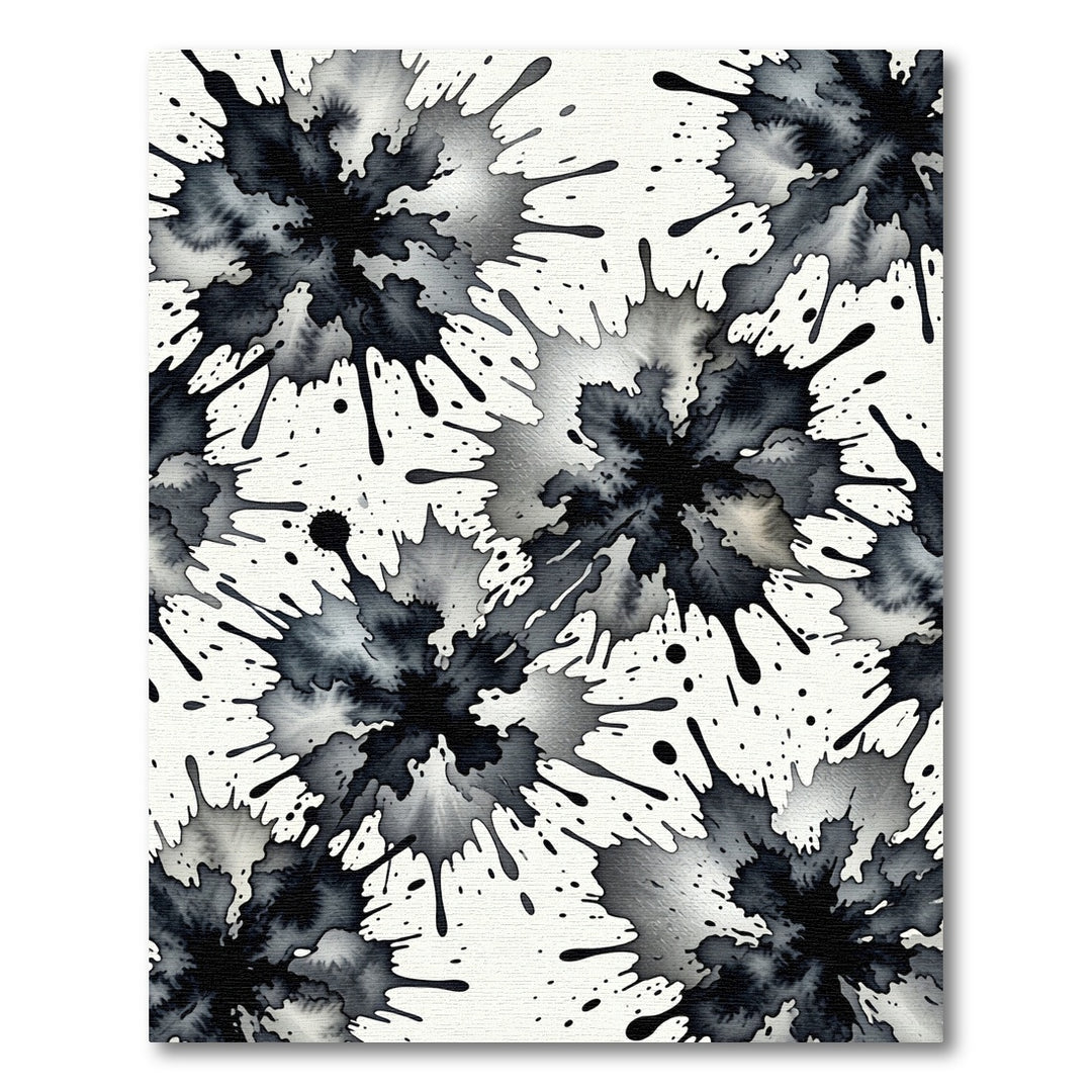 Ink Splatter Abstract Explosion Rug