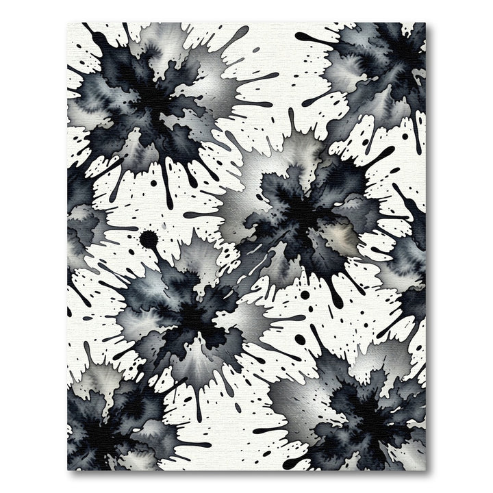 Ink Splatter Abstract Explosion Rug