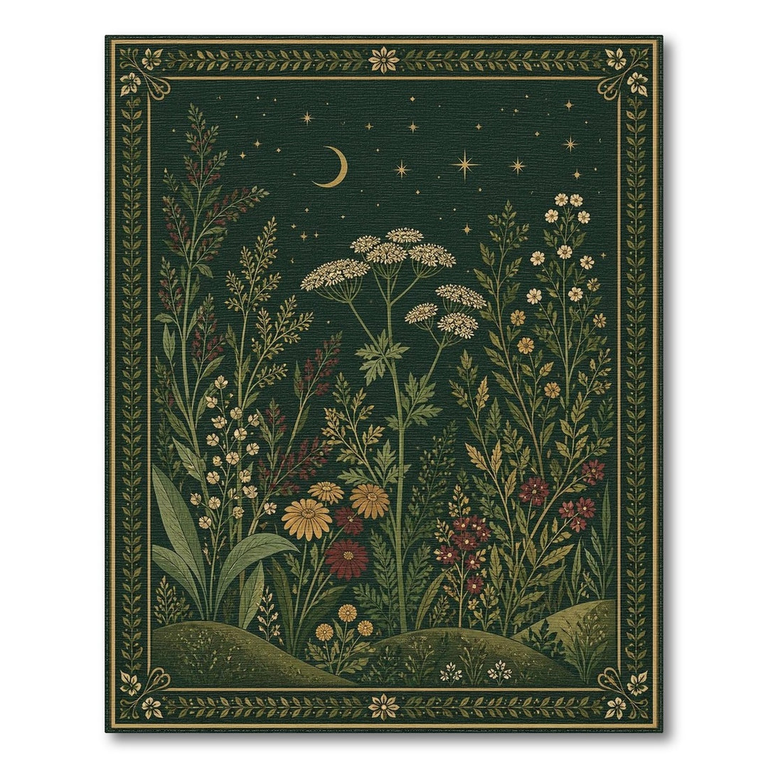 Celestial Garden Floral Area Rug