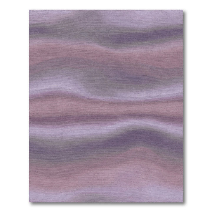 Mellow Lavender Purple Wavy Stripe Rug