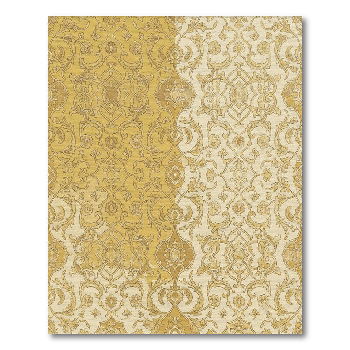 Golden Laurel Arch Medallion Rug
