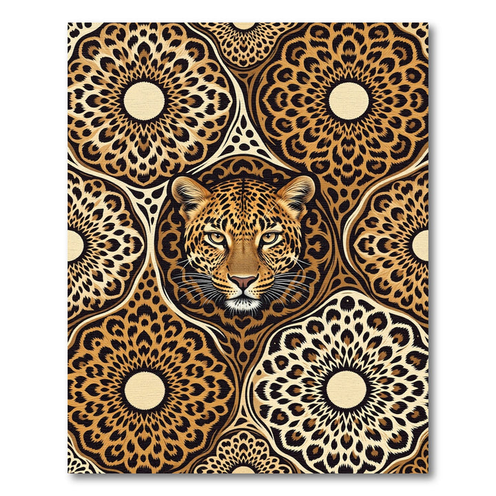 Exotic Leopard Mandala Rug