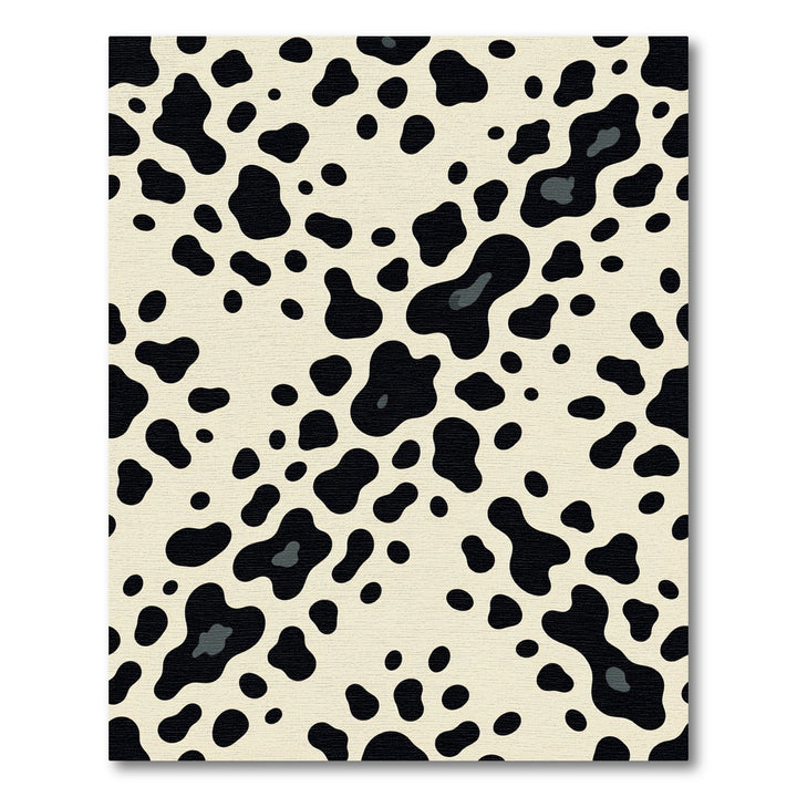 Dalmatian Black Spot Cream Rug