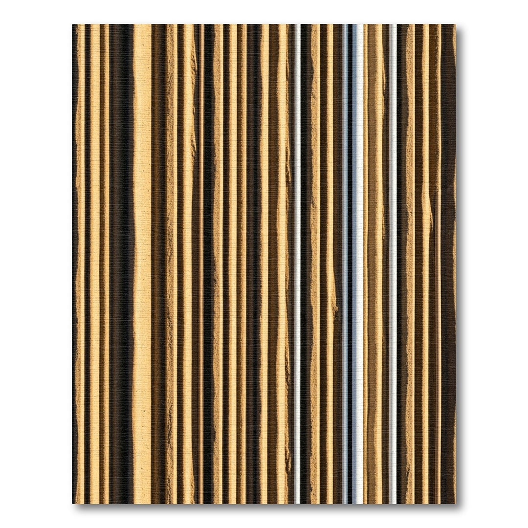 Sandy Beige Vertical Stripe Rug