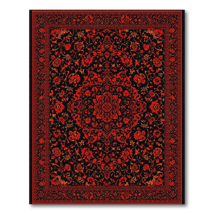 Floral Red Floral Persian Medallion Area Rug