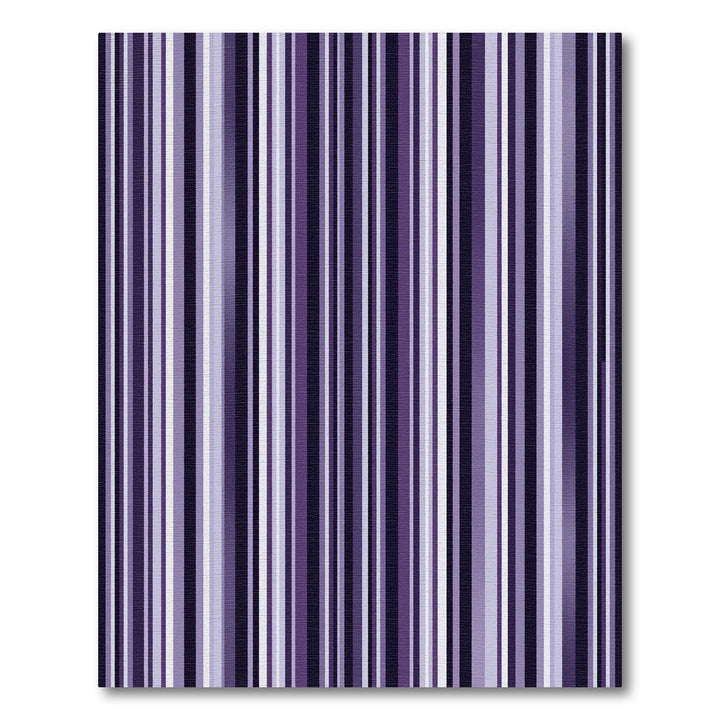Deep Purple Gradient Vertical Stripe Rug