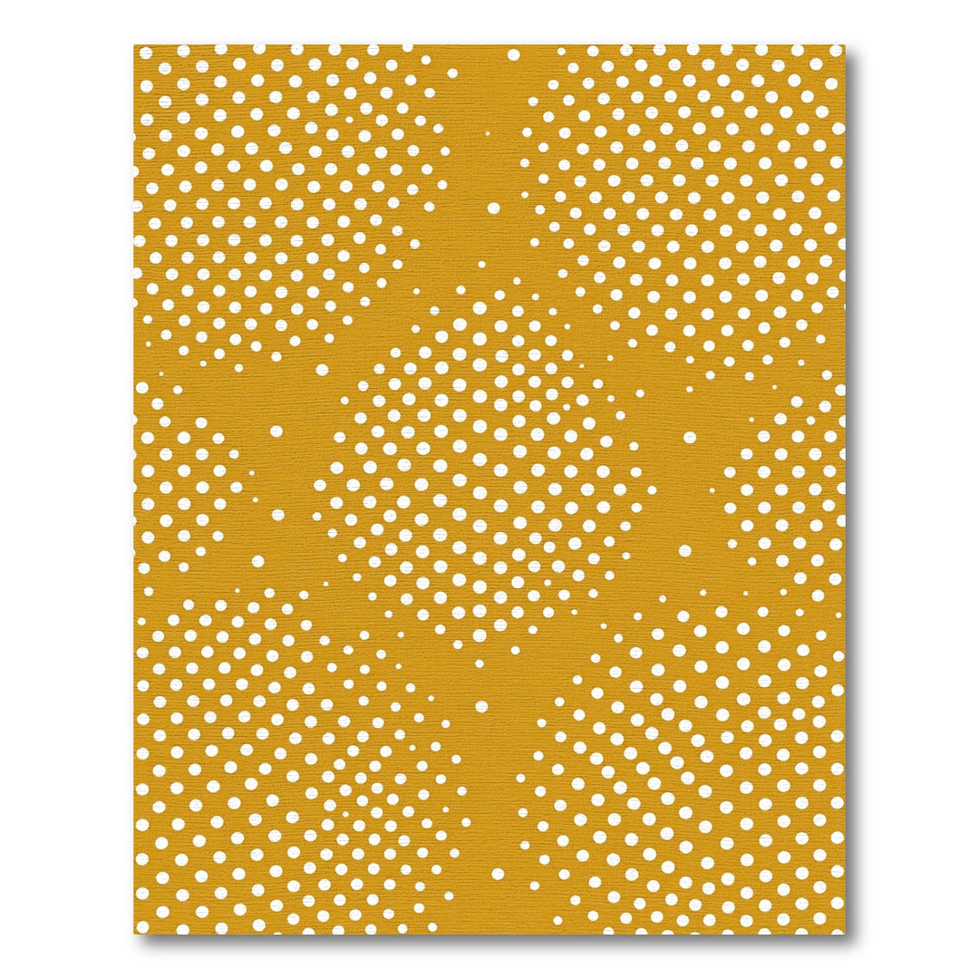 Amber White Dot Halftone Rug
