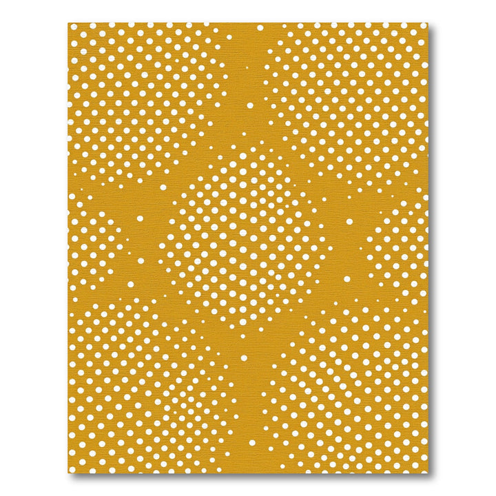 Amber White Dot Halftone Rug