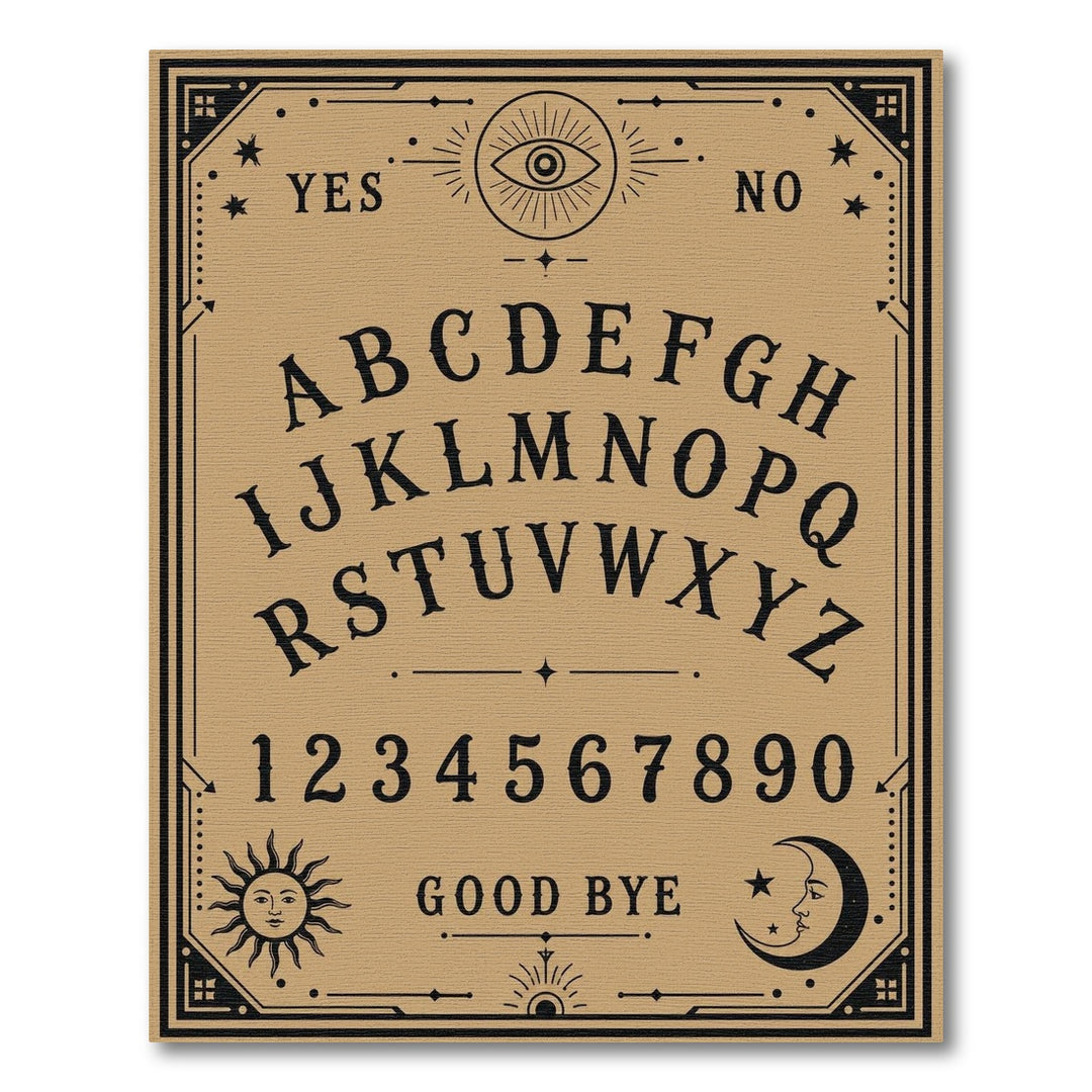 Vintage Ouija Board Area Rug