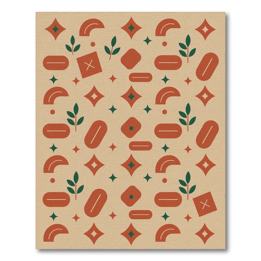 Modern Geometric Beige Area Rug