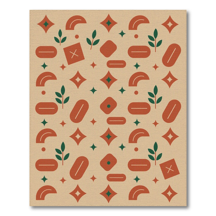 Modern Geometric Beige Area Rug
