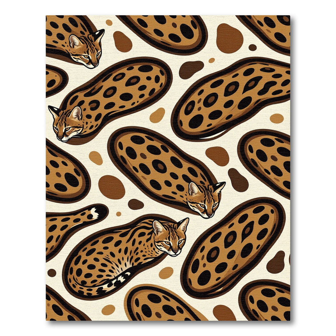 Spotted Cat Wild Animal Rug