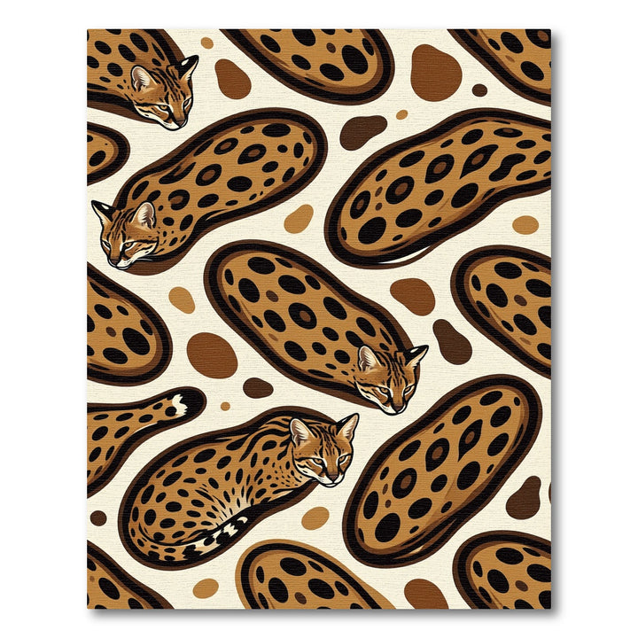 Spotted Cat Wild Animal Rug