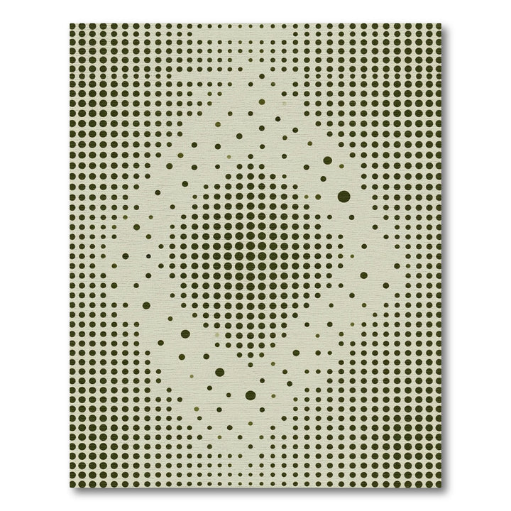 Minimalist Dot Gradient Circular Rug