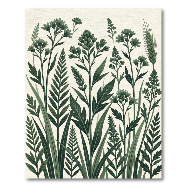 Botanical Botanical Greenery Garden Area Rug