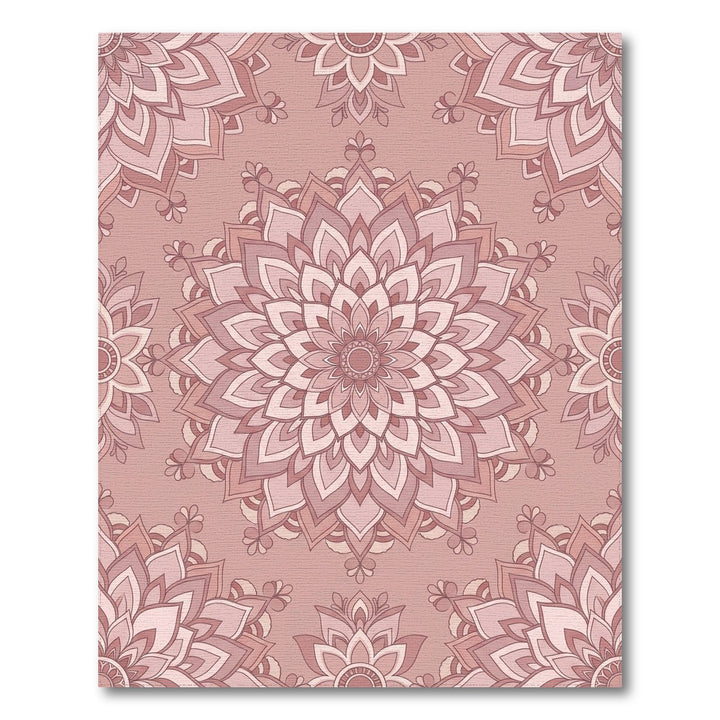 Rose Medallion Floral Arrangement Rug