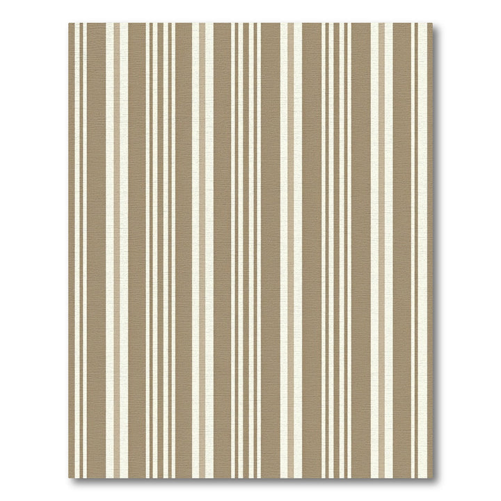 Neutral Taupe Beige Vertical Stripe Rug