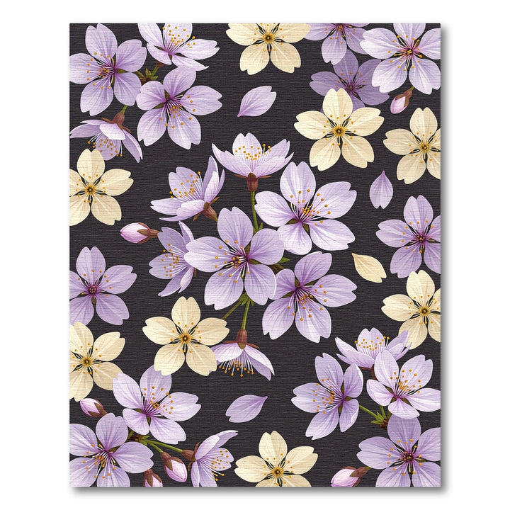 Pale Lavender Cream Blossom Rug