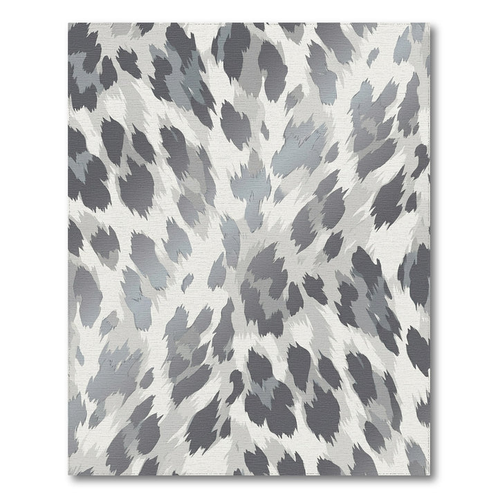 Abstract Spotted Gray White Rug