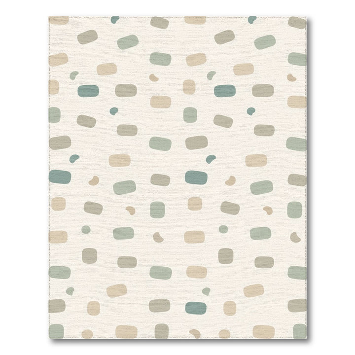 Beige Neutral Abstract Area Rug