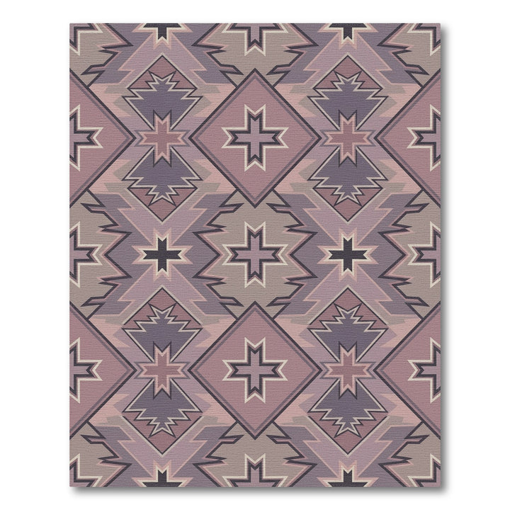Southwestern Geometric Diamond Motif Rug