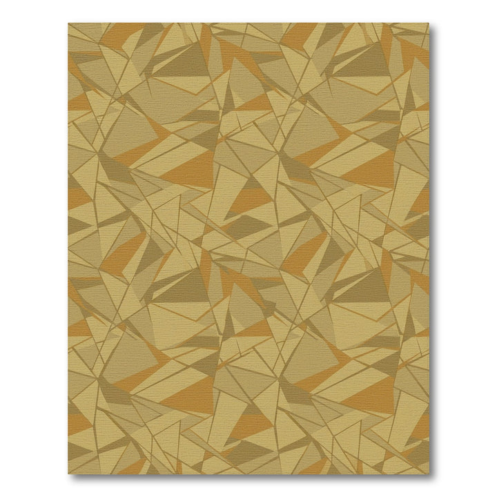 Earthy Geometric Crystal Shards Rug