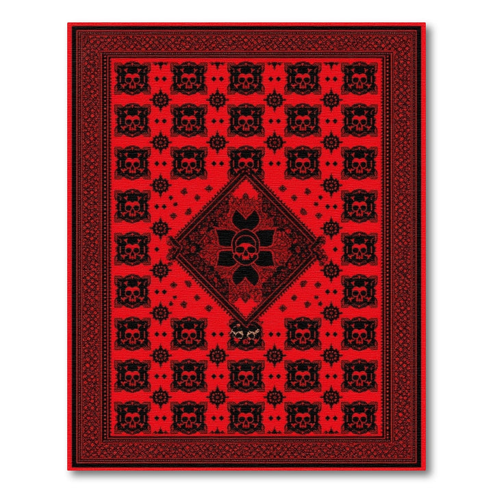 Red Skull Heritage Area Rug