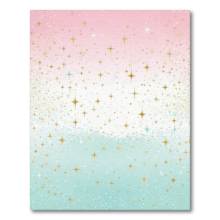 Pastel Starry Sky Washable Area Rug