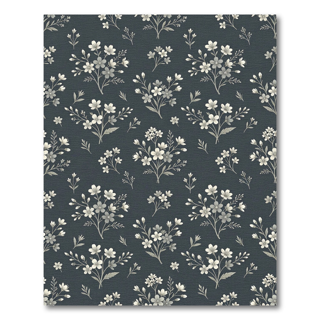 Vintage Beige Floral Meadow Rug