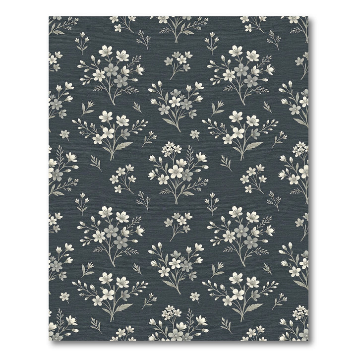 Vintage Beige Floral Meadow Rug