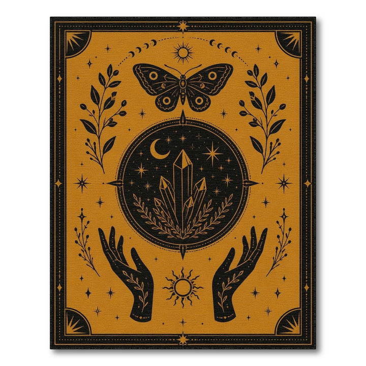 Mystic Crystal Butterfly Area Rug
