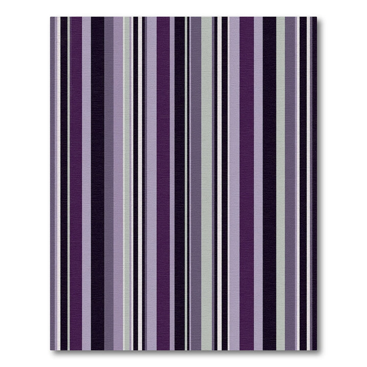 Purple Gray Modern Stripe Rug