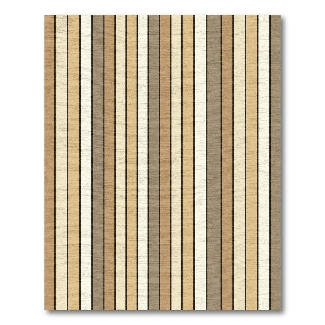 Neutral Earth Tone Vertical Stripe Rug