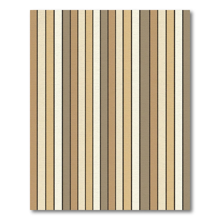 Neutral Earth Tone Vertical Stripe Rug