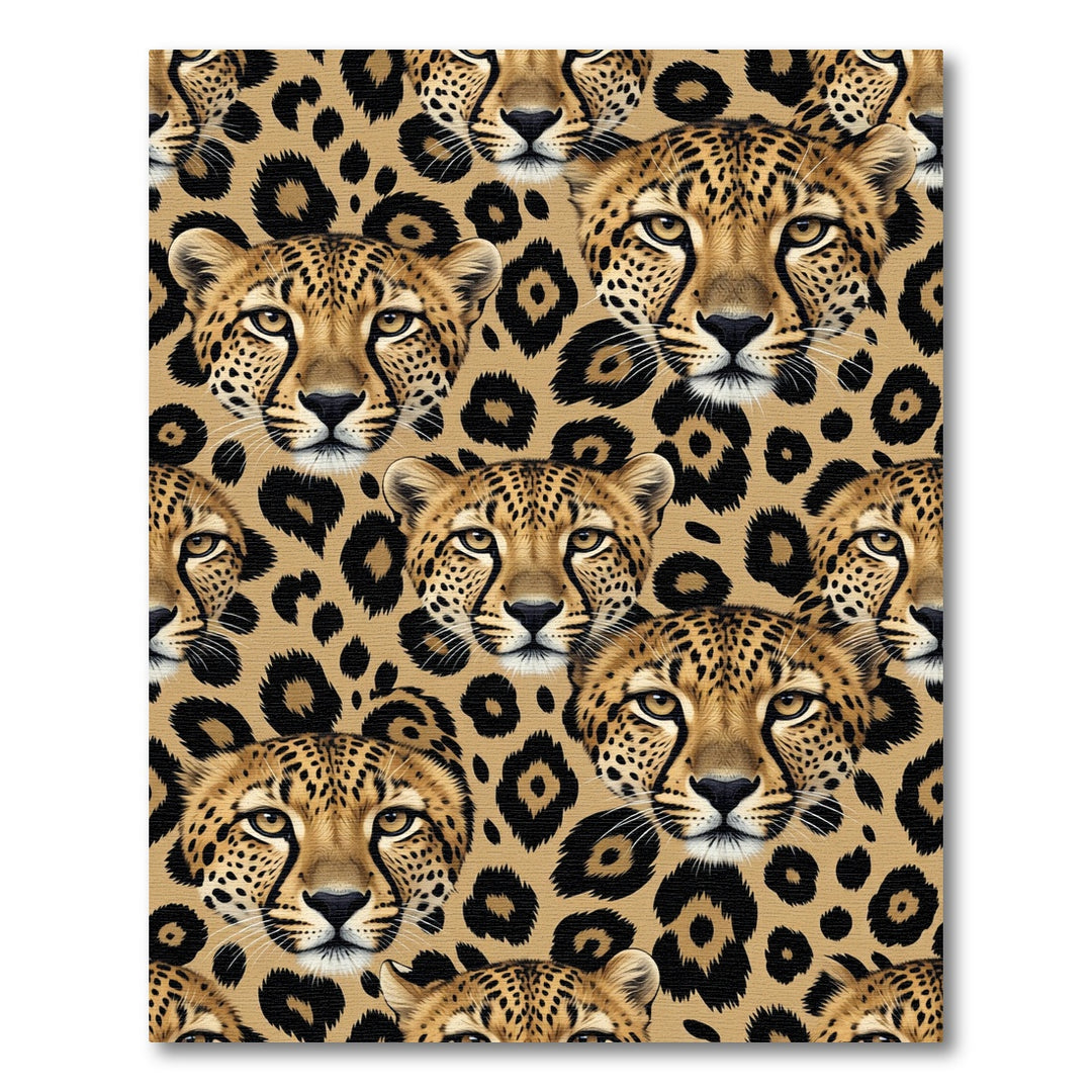 Wild Cheetah Spots Textile Rug
