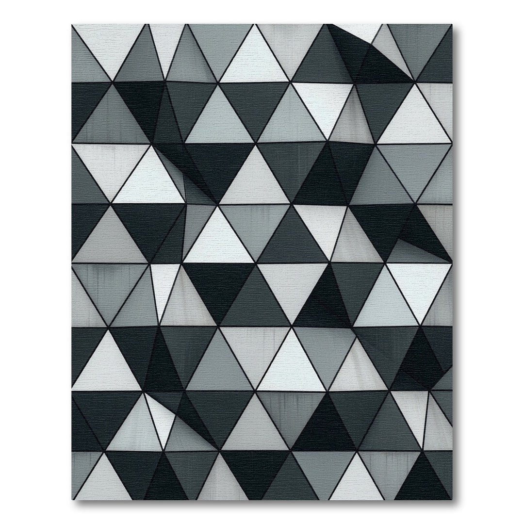 Monochromatic Geometric Triangle Rug