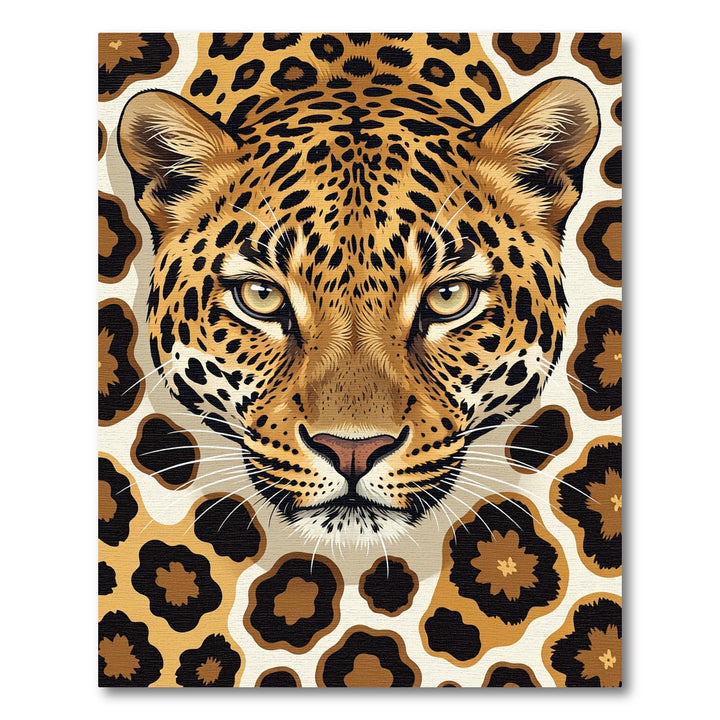 Bold Leopard Spots Animal King Rug