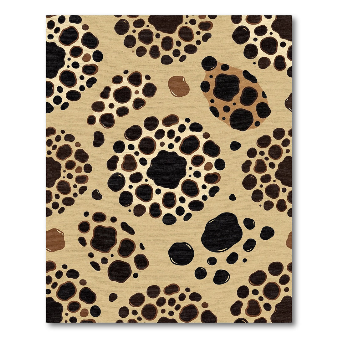 Golden Dalmatian Spot Area Rug