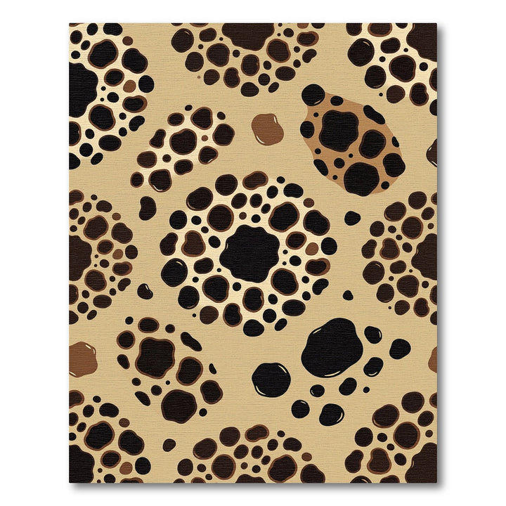 Golden Dalmatian Spot Area Rug