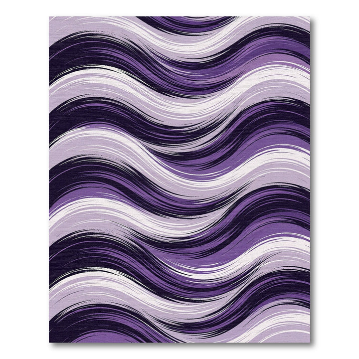 Purple Lavender Swirl Abstract Rug